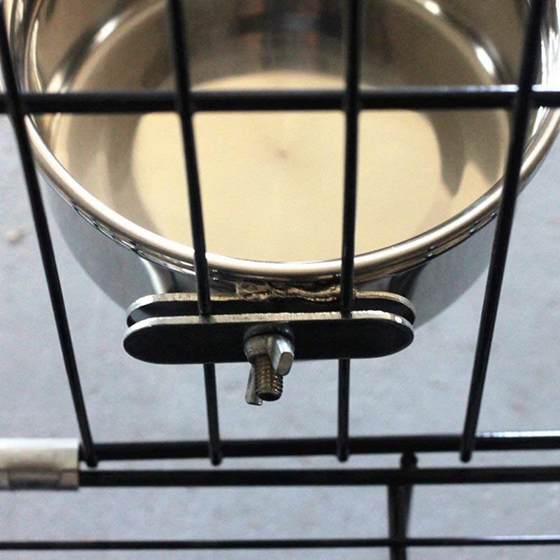 Parrots Food Feeder Hanging Feeding Toy Birds Bowl Stainless Steel Birds Feeder HR
Parrots Food Feeder Hanging Feeding Toy Birds Bowl Stainless Steel Birds Feeder HR