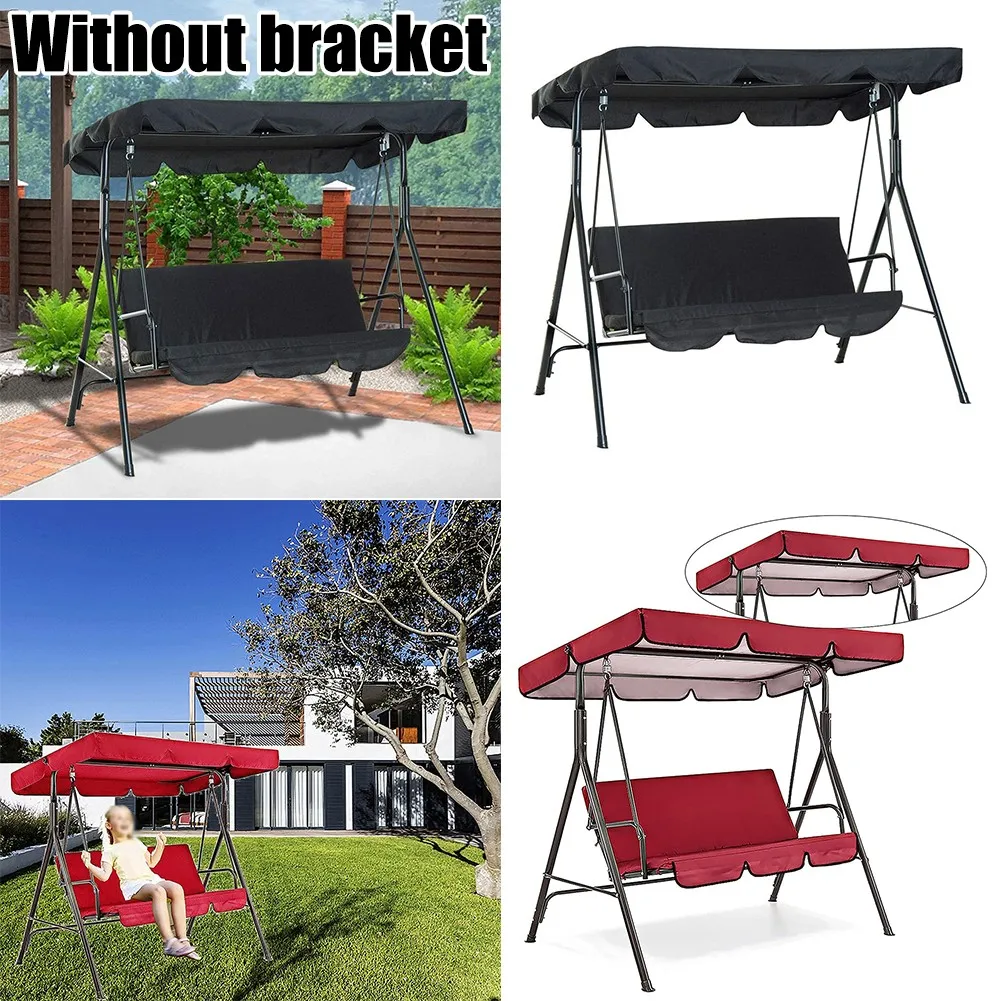 Garden Outdoor 3-Person Metal Porch Swing Chair Bench W/ Canopy Replacement Canopy Sun Shade Swing Seat Chair Cover Kit
Garden Outdoor 3-Person Metal Porch Swing Chair Bench W/ Canopy Replacement Canopy Sun Shade Swing Seat Chair Cover Kit