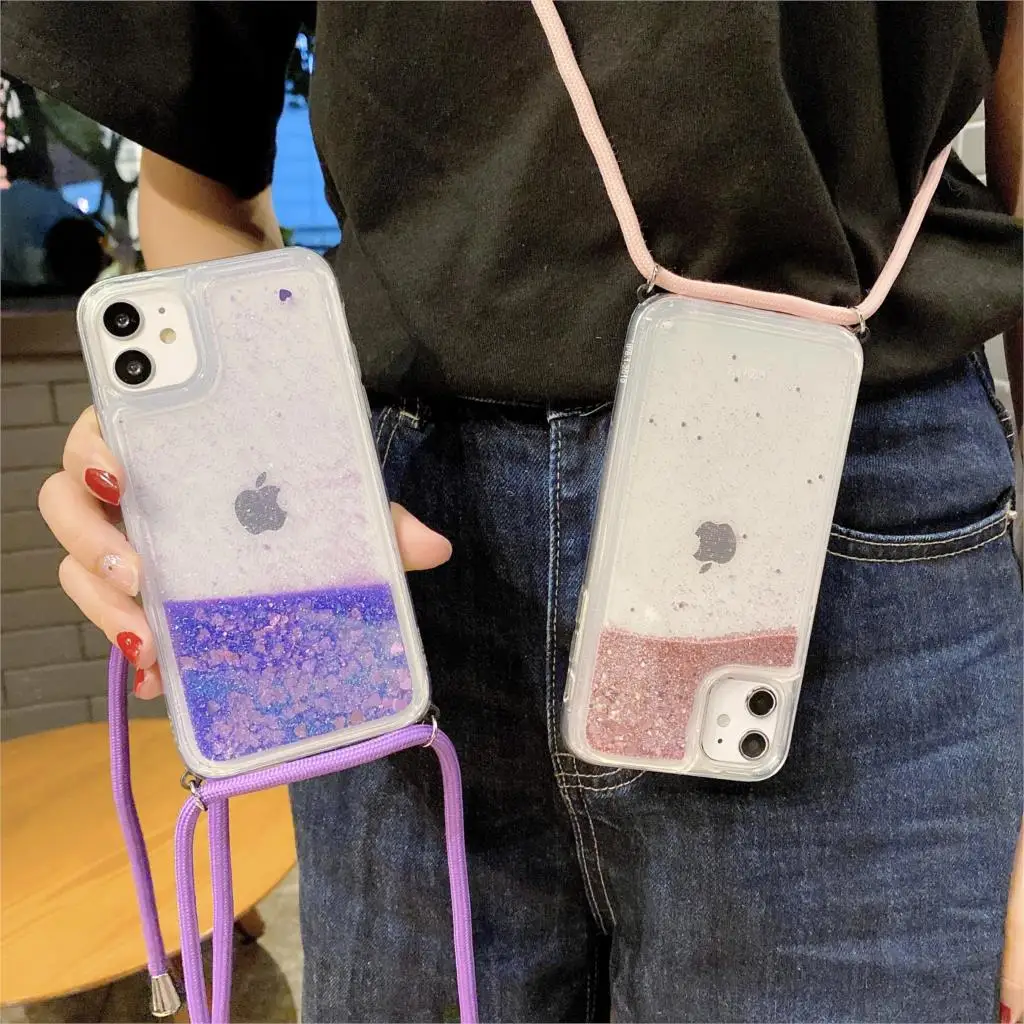 Чехол с блестками и переливающимися для iPhone 12 mini 11 Pro Max XR X XS 8 7 6 6S Plus 5 5s SE чехол
