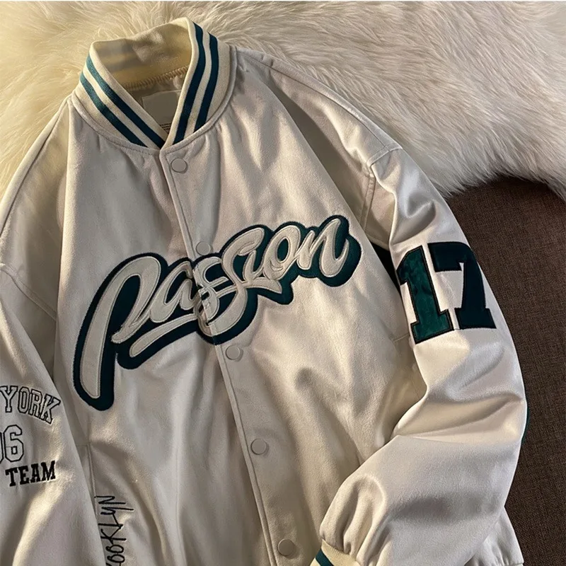 2021 Spring&Autumn Embroidery Baseball Jacket Men Women's Coat Couple Bomber Jacket Unisex Boyfriend Style Varsity Hiphop Street
2021 Spring&Autumn Embroidery Baseball Jacket Men Women's Coat Couple Bomber Jacket Unisex Boyfriend Style Varsity Hiphop Street