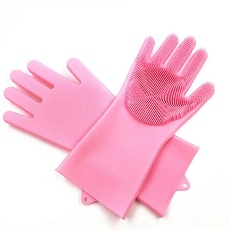1Pair Dishwashing Cleaning Gloves Magic Silicone Rubber Dish Washing Glove for Household Scrubber Kitchen Clean Tool Scrub
1Pair Dishwashing Cleaning Gloves Magic Silicone Rubber Dish Washing Glove for Household Scrubber Kitchen Clean Tool Scrub