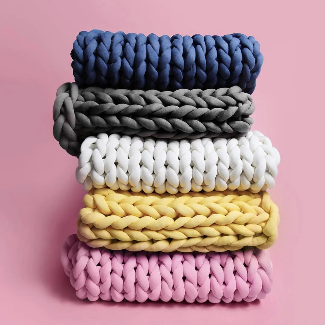 Brand New Quality Hand-knitted Super Thick Wool Blanket Cover Blanket Filled with Thick Woolen Yarn Woven Blanket
Brand New Quality Hand-knitted Super Thick Wool Blanket Cover Blanket Filled with Thick Woolen Yarn Woven Blanket