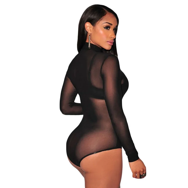 Hot !!! Sexy Exotic Apparel Black Mesh Unlined Mock Neck Bodysuit Women Newly Turtleneck Hollow Out Cheap Adult Teddies
Hot !!! Sexy Exotic Apparel Black Mesh Unlined Mock Neck Bodysuit Women Newly Turtleneck Hollow Out Cheap Adult Teddies
