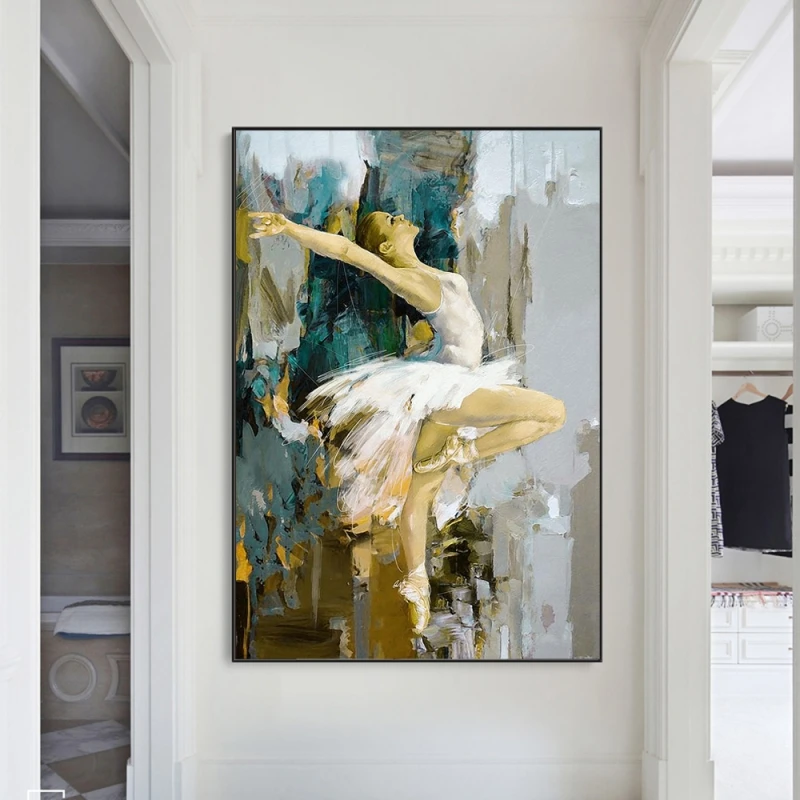 Abstract Ballerina Oil Paintings on Canvas Dancing Girl Wall Art Posters and Prints Modern Cuadros Pictures for Home Decoration
Abstract Ballerina Oil Paintings on Canvas Dancing Girl Wall Art Posters and Prints Modern Cuadros Pictures for Home Decoration