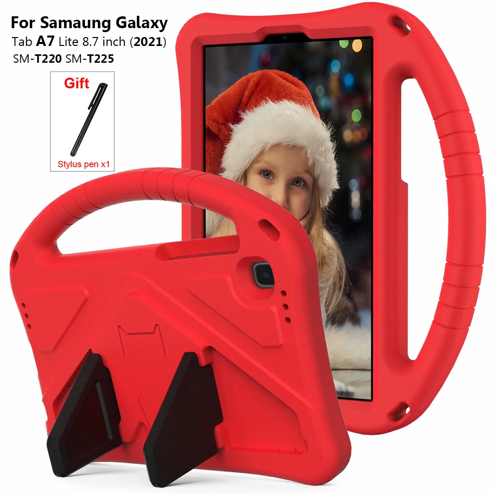 For Samsung Galaxy Tab A7 Lite 8.7 inch 2021 SM-T220 SM-T225 Case EVA Foam Portable Kids Safe Shockproof Stand Tablet Cover
For Samsung Galaxy Tab A7 Lite 8.7 inch 2021 SM-T220 SM-T225 Case EVA Foam Portable Kids Safe Shockproof Stand Tablet Cover