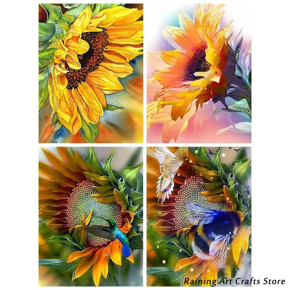5D Diy Diamond Painting Sunflower Flower Embroidery Full Round Square Drill Cross Stitch Kits Mosaic Pictures Home Decoration
5D Diy Diamond Painting Sunflower Flower Embroidery Full Round Square Drill Cross Stitch Kits Mosaic Pictures Home Decoration