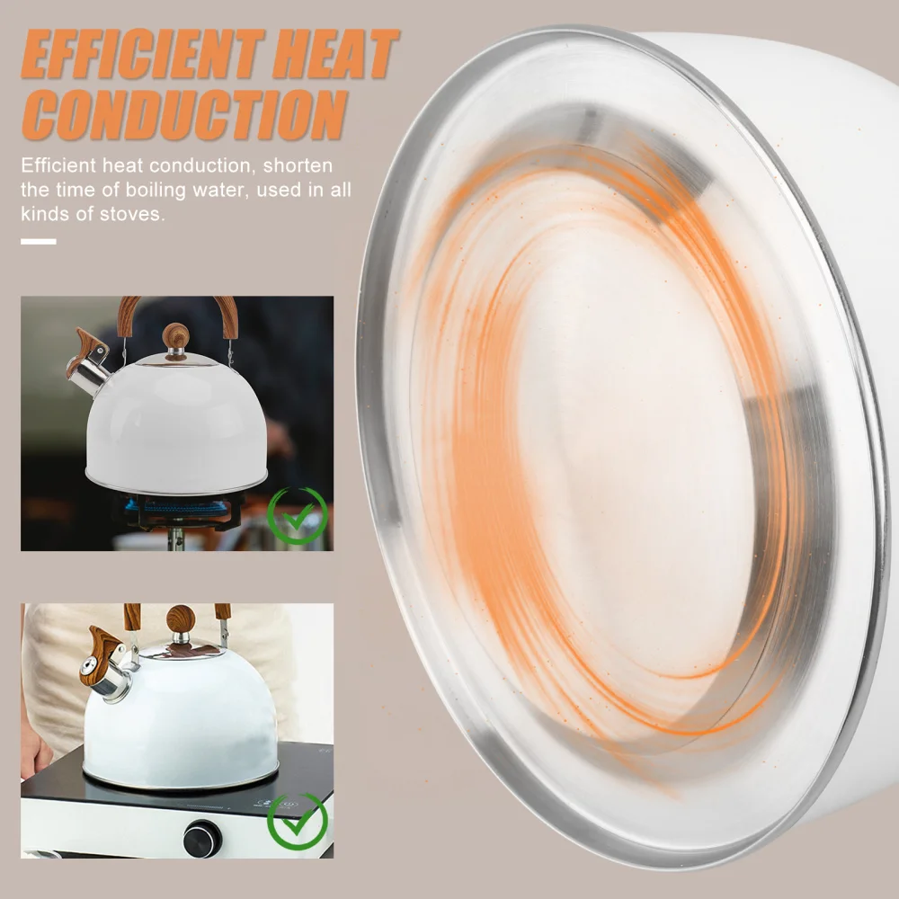 1pc Whistle Water Kettle Home Kitchen Teakettle Reliable Boiling Water Kettle
1pc Whistle Water Kettle Home Kitchen Teakettle Reliable Boiling Water Kettle