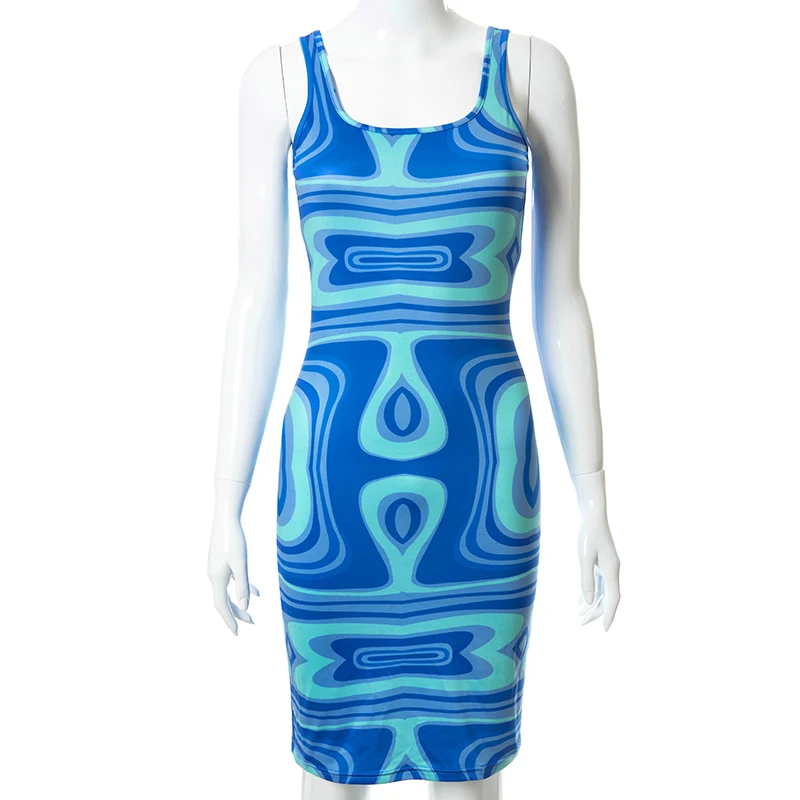 Cutenove Casual Bodycon Dresses For Women's 2021 Summer Clothing Camisole Printed Slim Mixi Dress Female Streetwears
Cutenove Casual Bodycon Dresses For Women's 2021 Summer Clothing Camisole Printed Slim Mixi Dress Female Streetwears