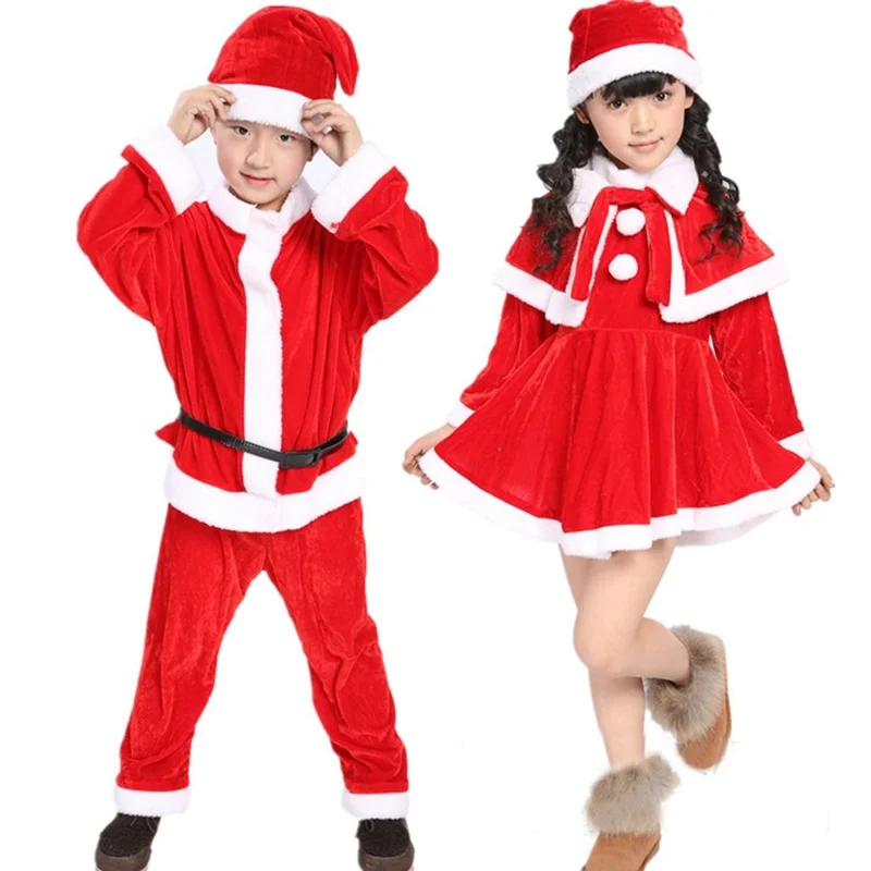 Christmas Baby Girsl Dress Boys New Year Clothing Santa Claus Cosplay Costumes Kids Xmas Party Costume With Hat
Christmas Baby Girsl Dress Boys New Year Clothing Santa Claus Cosplay Costumes Kids Xmas Party Costume With Hat