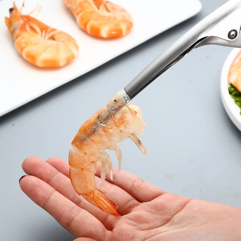 Portable Stainless Steel Shrimp Peeler Kitchen Appliances Shrimp Deveiner Lobster Practical Kitchen Supplies Fishing Knife Tools
Portable Stainless Steel Shrimp Peeler Kitchen Appliances Shrimp Deveiner Lobster Practical Kitchen Supplies Fishing Knife Tools