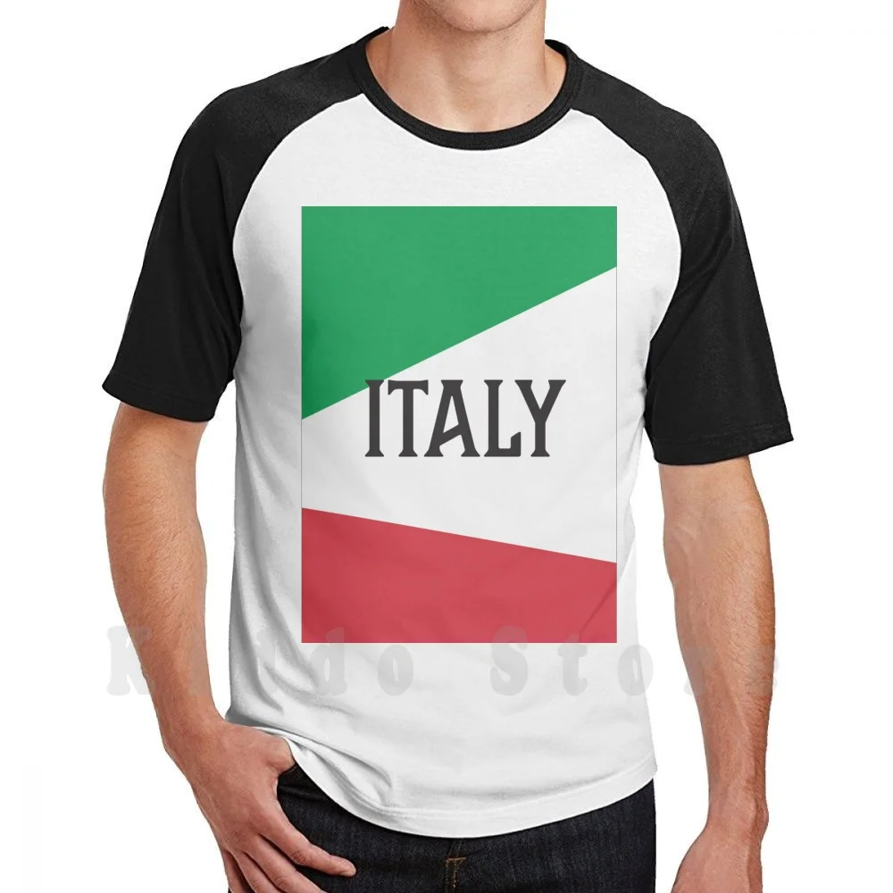 

Футболка мужская хлопковая с принтом «сделай сам», крутая мультяшная тенниска с итальянским флагом, Европейским, европейским, итальянским флагом красного, зеленого и белого цветов