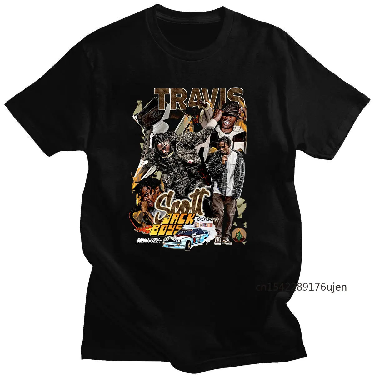 Hot Sale Couple Clothes Travis Scotts Short Sleeve T-shirt Funny Print T-shirts Retro Fashion Tees Top Casual Streetwears
Hot Sale Couple Clothes Travis Scotts Short Sleeve T-shirt Funny Print T-shirts Retro Fashion Tees Top Casual Streetwears