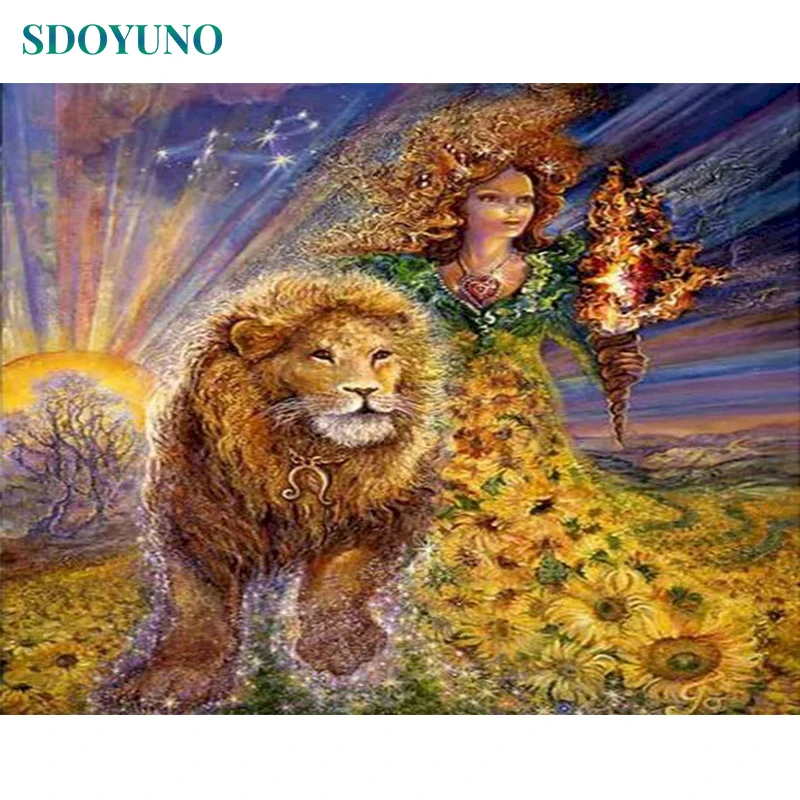 SDOYUNO DIY Painting By Numbers Kits Lions Landscape 60x75cm Coloring By Numbers On Canvas Frame Animals Digital Draw Number
SDOYUNO DIY Painting By Numbers Kits Lions Landscape 60x75cm Coloring By Numbers On Canvas Frame Animals Digital Draw Number