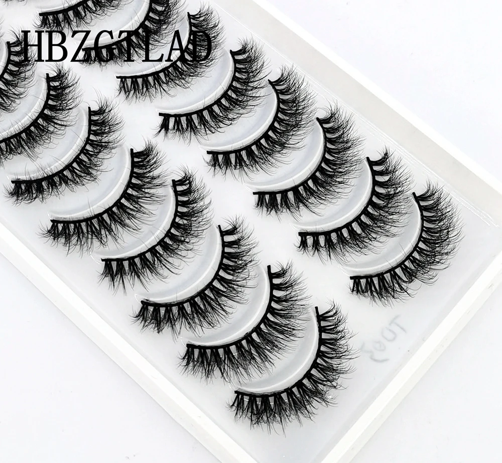 New 10 Pairs 10-25mm 3D Mink Lashes Bulk Faux Thick Long Wispy Natural Mink Lashes Pack Short Wholesales Natural False Eyelashes
New 10 Pairs 10-25mm 3D Mink Lashes Bulk Faux Thick Long Wispy Natural Mink Lashes Pack Short Wholesales Natural False Eyelashes