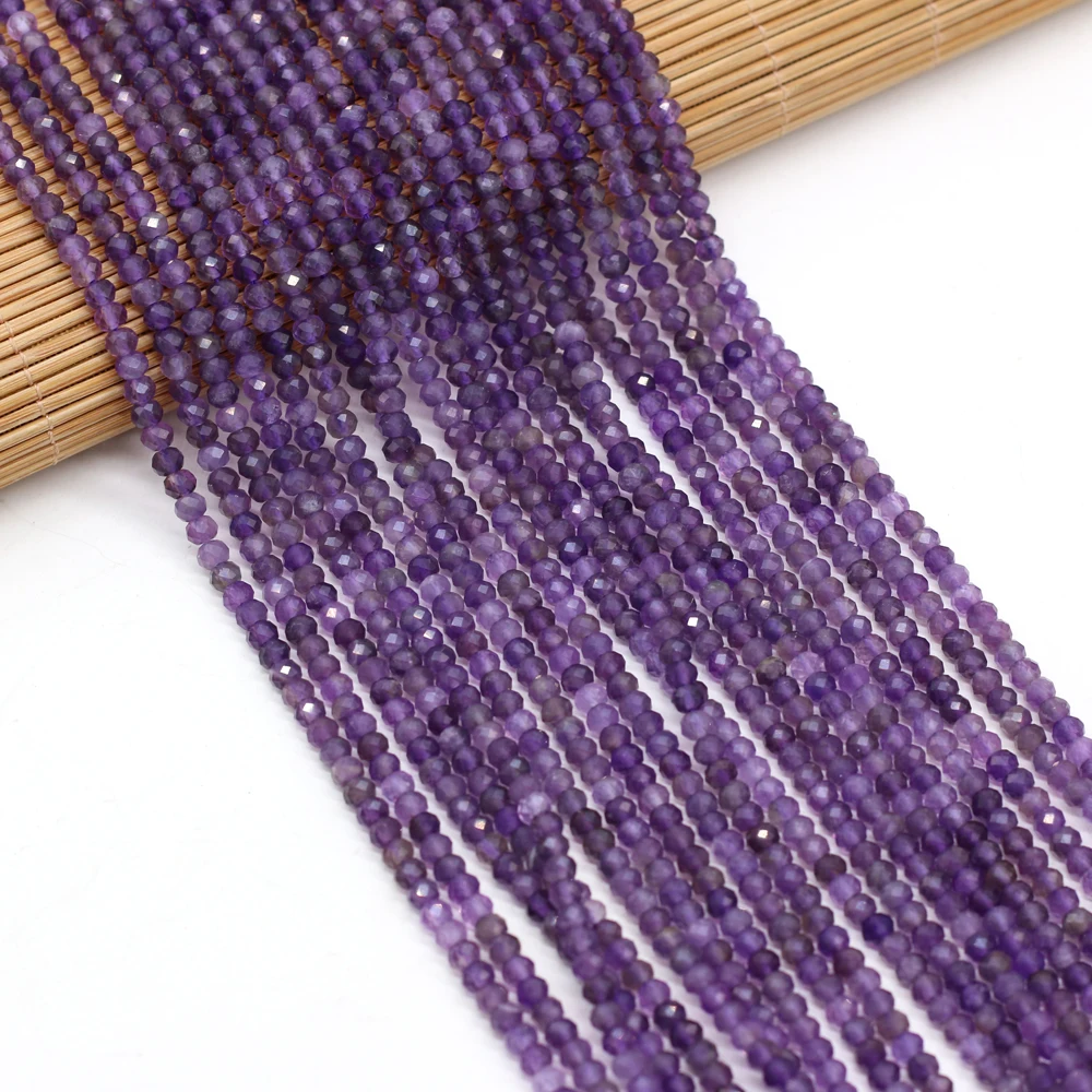 2/3/4mm Natural Stone Faceted Bead Small Loose Amethysts Beads for Fashion Jewelry Making DIY Necklace Bracelet Accessories
2/3/4mm Natural Stone Faceted Bead Small Loose Amethysts Beads for Fashion Jewelry Making DIY Necklace Bracelet Accessories