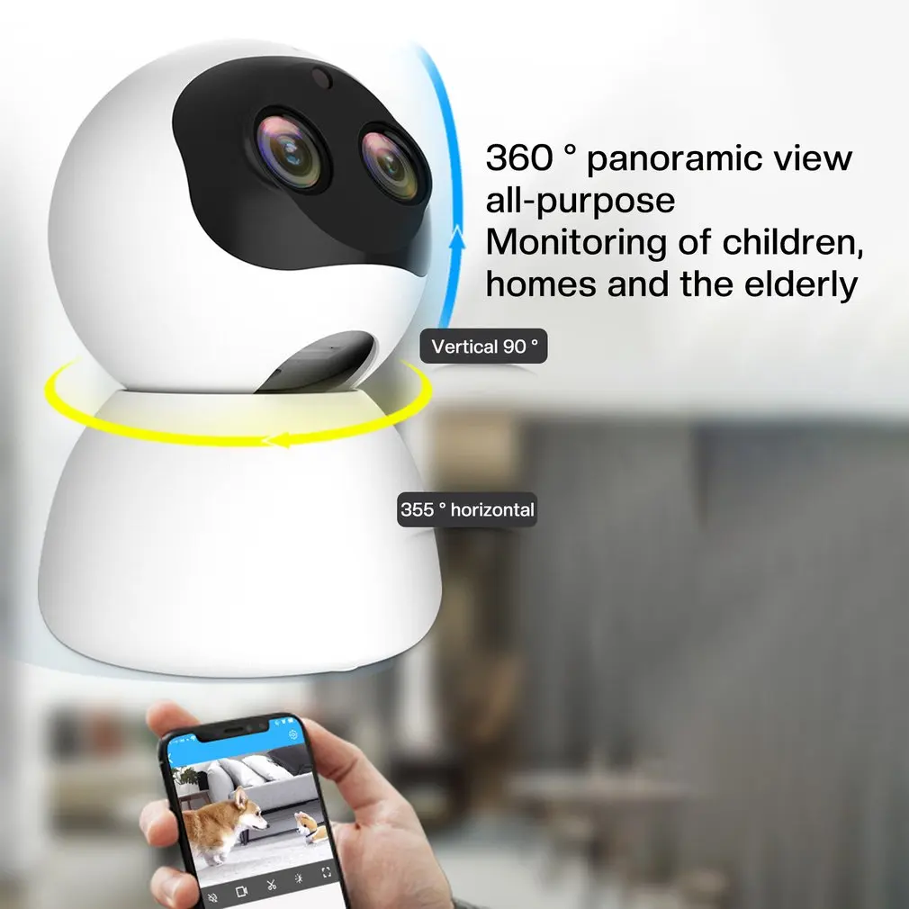 AI Camera Smart Binocular Zoom Indoor Home Camera High Definition Night View Wireless Wifi Monitoring Camera
AI Camera Smart Binocular Zoom Indoor Home Camera High Definition Night View Wireless Wifi Monitoring Camera