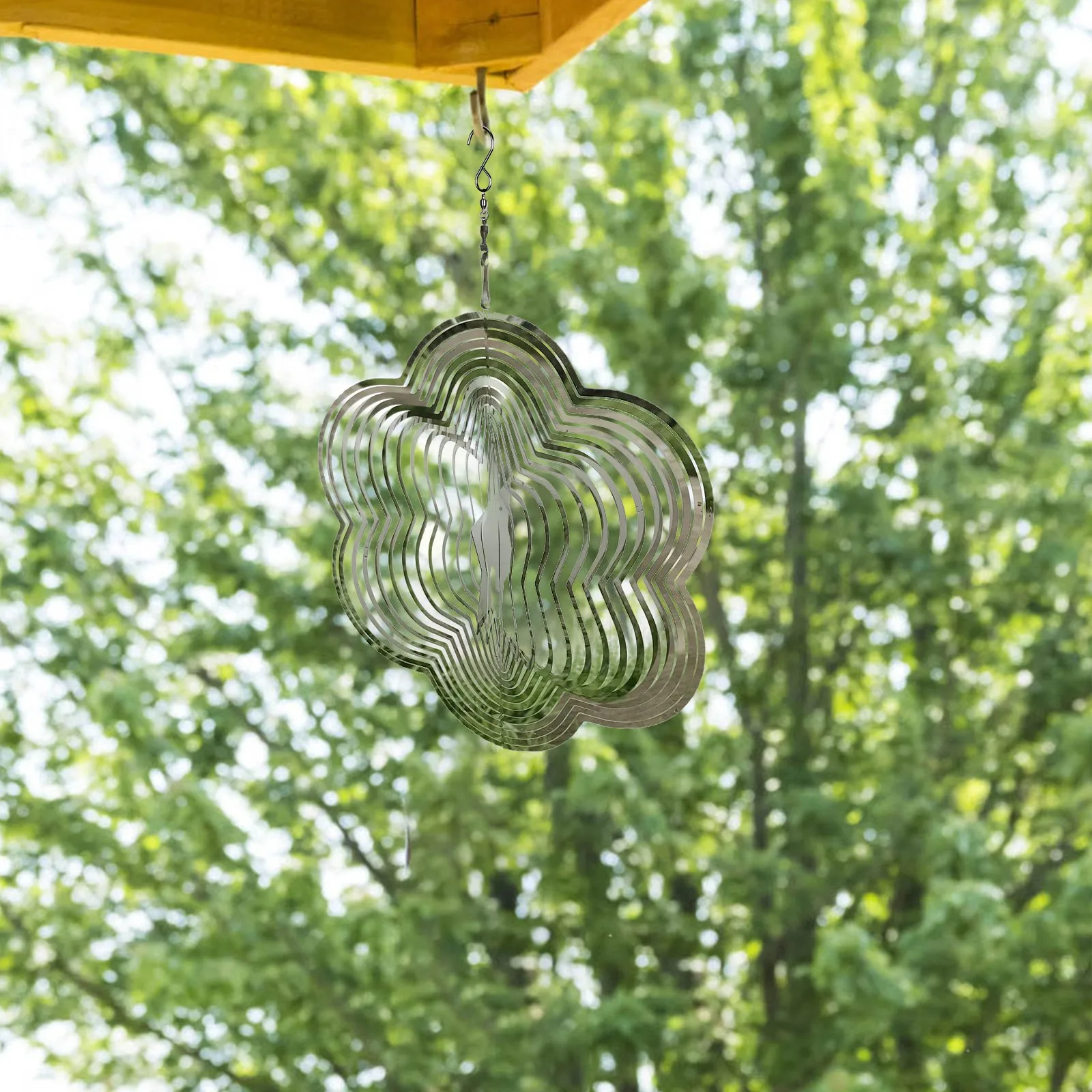 40# 3d Flowing-light Effect Decor House Hanging Pendant Decoration Gifts Silver Round Rotating Wind Chimes Spinner Home Decor
40# 3d Flowing-light Effect Decor House Hanging Pendant Decoration Gifts Silver Round Rotating Wind Chimes Spinner Home Decor