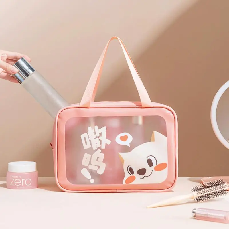 Ladies PVC Waterproof Cosmetic Bag S/M/L Handheld Travel Storage Bag Makeup Case Bath Toiletries Organizer Female Wash Bag
Ladies PVC Waterproof Cosmetic Bag S/M/L Handheld Travel Storage Bag Makeup Case Bath Toiletries Organizer Female Wash Bag