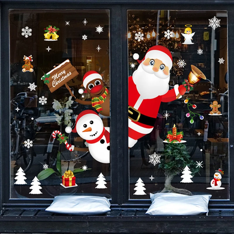 Santa Claus Merry Christmas Window Stickers Wall Door Christmas Decorations for Home Navidad Ornaments New Year 2022
Santa Claus Merry Christmas Window Stickers Wall Door Christmas Decorations for Home Navidad Ornaments New Year 2022