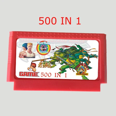 Лидер продаж картридж для игры 500 в 1 60 контактов 8 бит 400 игр | Электроника