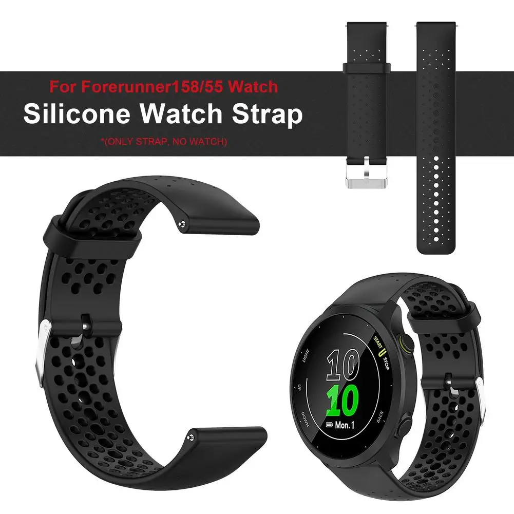 Силиконовый ремешок для смарт-часов Garmin Forerunner 158/55, сменный Браслет для смарт-часов Garmin Vivomove 3
Силиконовый ремешок для смарт-часов Garmin Forerunner 158/55, сменный Браслет для смарт-часов Garmin Vivomove 3