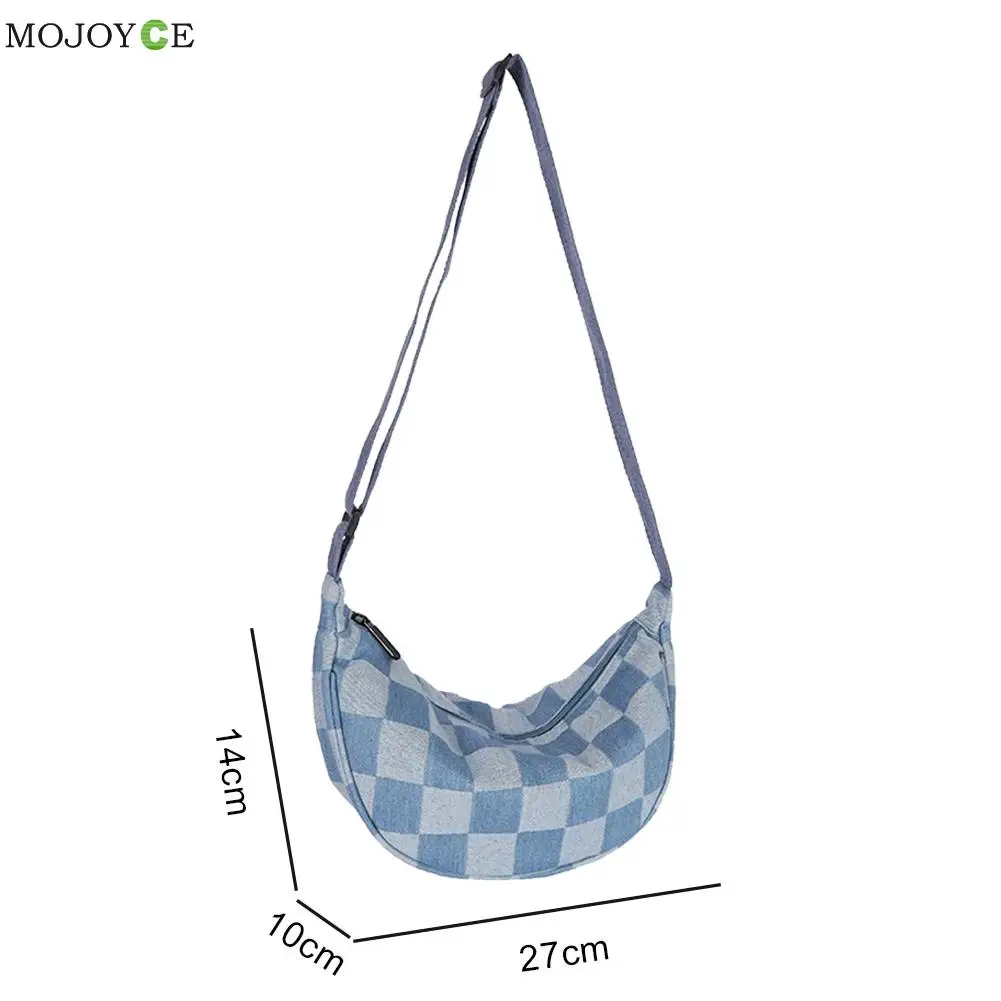 Denim Blue Women Plaid Contrasting Colors Crossbody Shoulder Bag Shopping Handbag Vintage Design Ladies Female Purse
Denim Blue Women Plaid Contrasting Colors Crossbody Shoulder Bag Shopping Handbag Vintage Design Ladies Female Purse