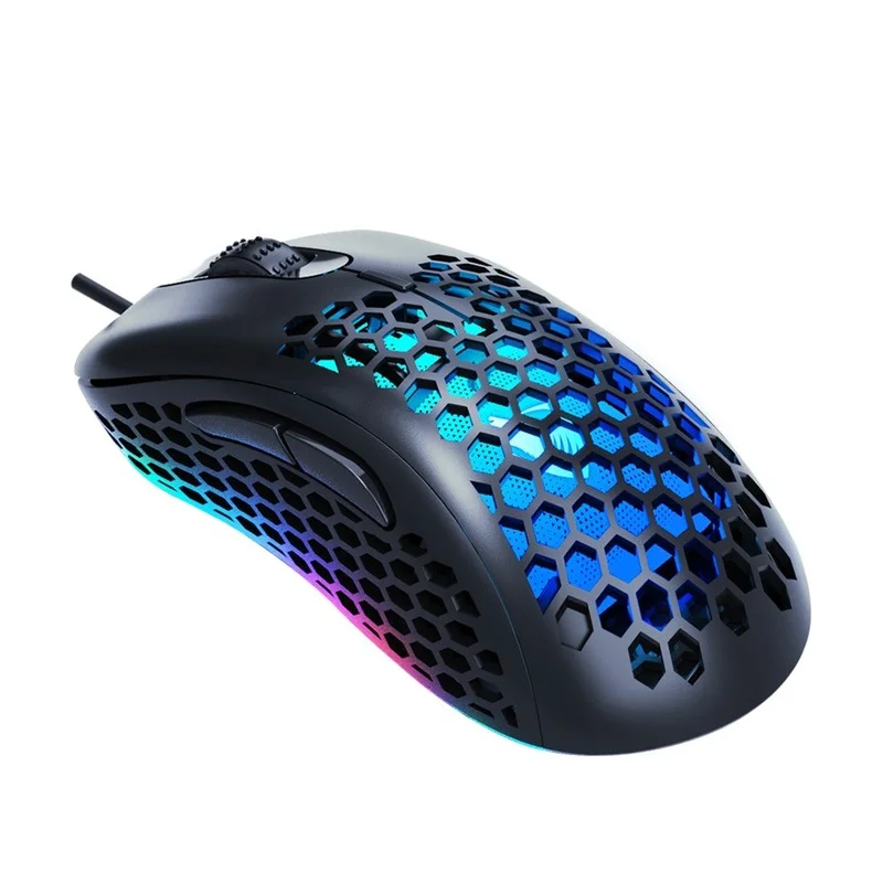 G540 Wired Gaming Mouse 6 Buttons 6400 DPI Adjustable Mouse Honeycomb Holes 4-Color Breathing Light Optical Mice for PC Gamer
G540 Wired Gaming Mouse 6 Buttons 6400 DPI Adjustable Mouse Honeycomb Holes 4-Color Breathing Light Optical Mice for PC Gamer