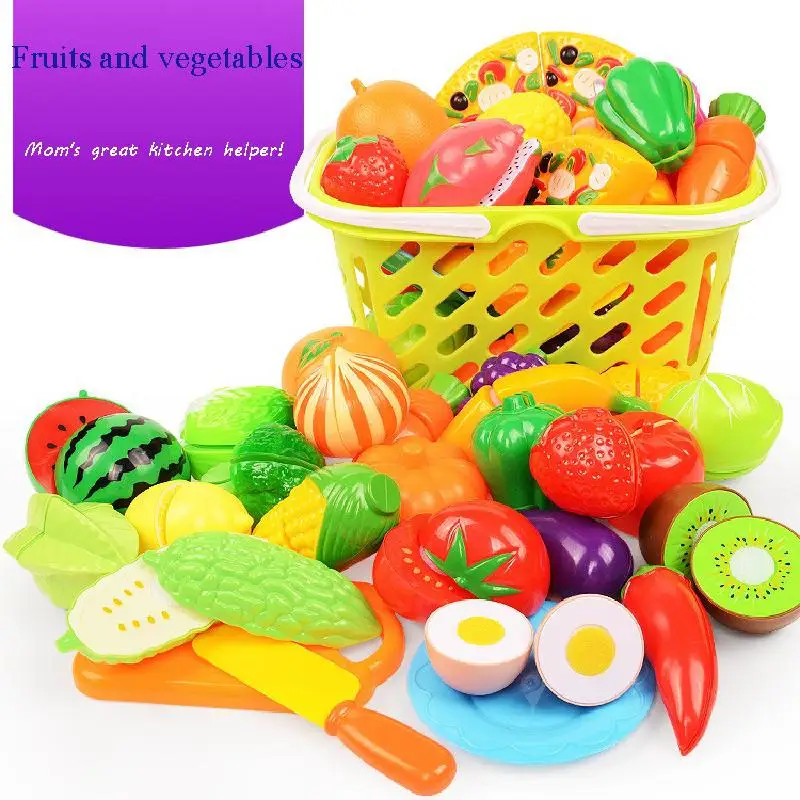 37pcs Set Pretend To Play Toy Vegetable Fruit Pizza Magnetic Toy Play House Family Kitchen Puzzle Toys Children's Birthday Gifts
37pcs Set Pretend To Play Toy Vegetable Fruit Pizza Magnetic Toy Play House Family Kitchen Puzzle Toys Children's Birthday Gifts