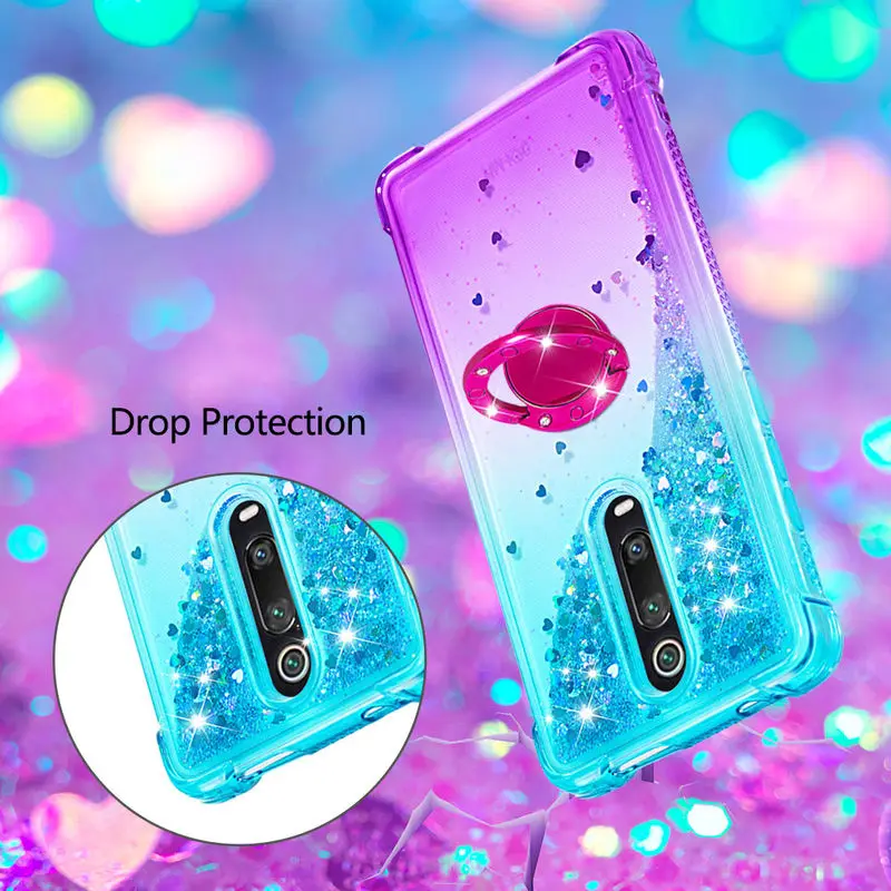 Redmi K20 Case Luxury TPU Silicon Phone Cover For Xiaomi Redmi K20 K20 Pro Mi 9T 9T Pro Glitter Liquid Quicksand With Ring Cases
Redmi K20 Case Luxury TPU Silicon Phone Cover For Xiaomi Redmi K20 K20 Pro Mi 9T 9T Pro Glitter Liquid Quicksand With Ring Cases