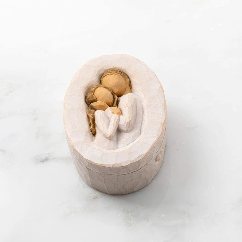 Friendship Sculpted Hand-Painted Keepsake Resin Box Love Embrace Jewelry Box X7YA
Friendship Sculpted Hand-Painted Keepsake Resin Box Love Embrace Jewelry Box X7YA