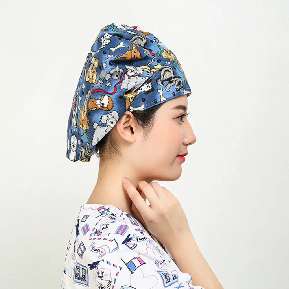 Pet Dog Printed Hat Creative Nurse Cap Working Hat Dust-proof Cap Useful Head Protector for Daily Use
Pet Dog Printed Hat Creative Nurse Cap Working Hat Dust-proof Cap Useful Head Protector for Daily Use