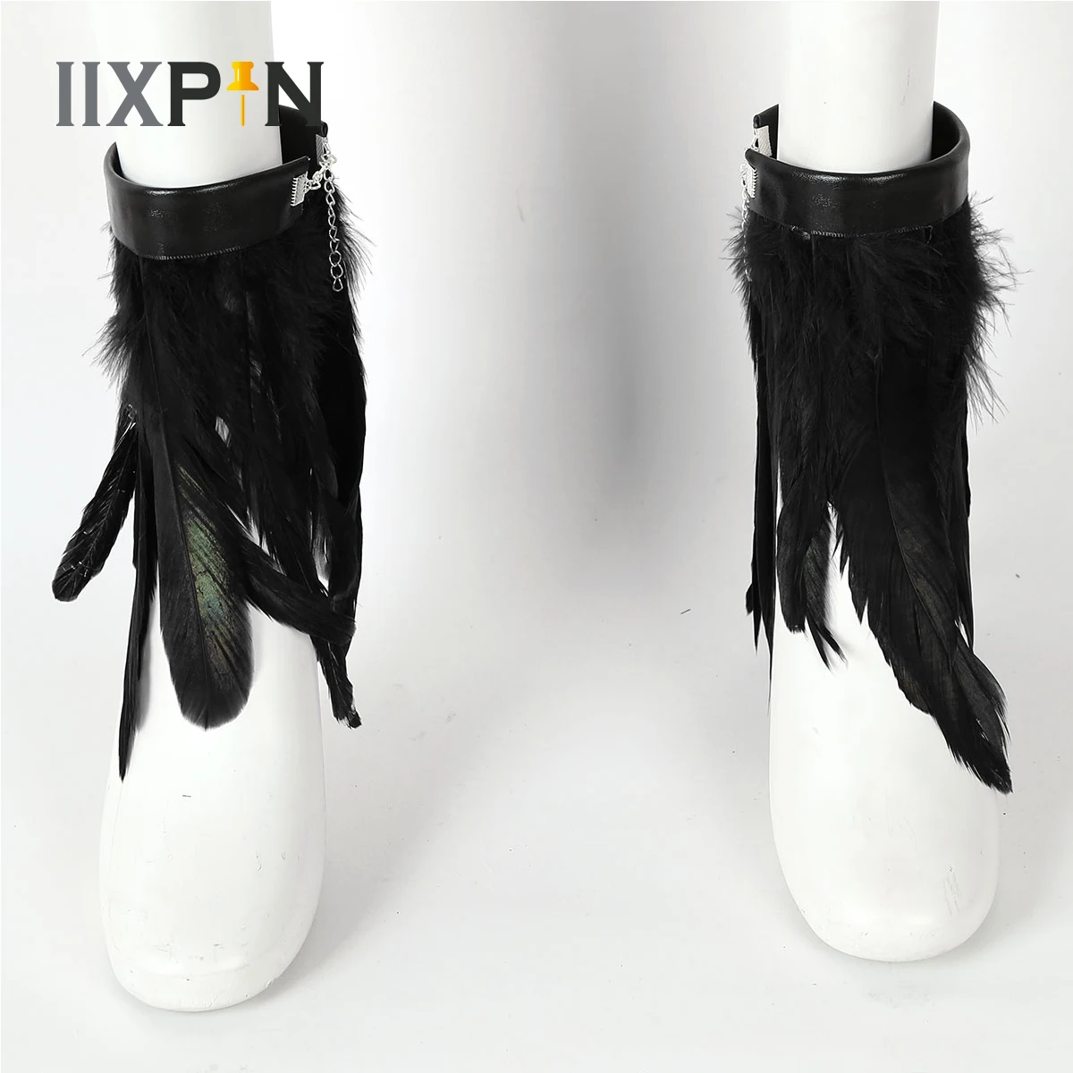 1 Pair Feather Ankle Band Gothic Real Natural Feather Ankle Cuffs for Party Halloween Costume Novelty Photography Props
1 Pair Feather Ankle Band Gothic Real Natural Feather Ankle Cuffs for Party Halloween Costume Novelty Photography Props
