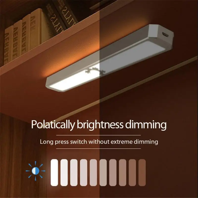 LED Night Light Stepless Dimming Human Body Infrared Induction Cabinet Lights Cupboard Bed Lamp Closet Light LED Magnetic Strip
LED Night Light Stepless Dimming Human Body Infrared Induction Cabinet Lights Cupboard Bed Lamp Closet Light LED Magnetic Strip
