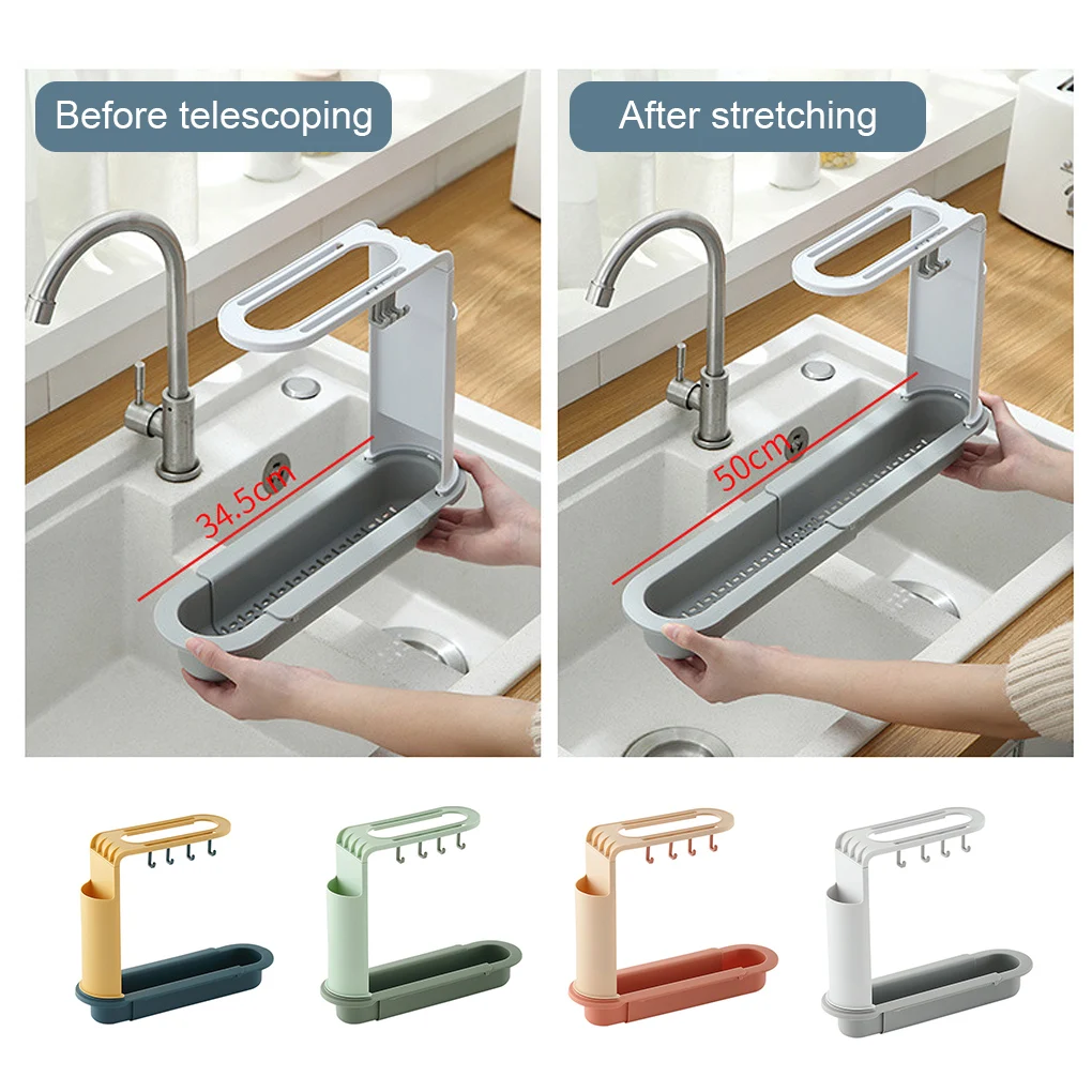 Telescopic Sink Shelf Kitchen Sinks Organizer Soap Sponge Holder Sink Drain Rack Storage Basket Kitchen Gadgets Accessories
Telescopic Sink Shelf Kitchen Sinks Organizer Soap Sponge Holder Sink Drain Rack Storage Basket Kitchen Gadgets Accessories