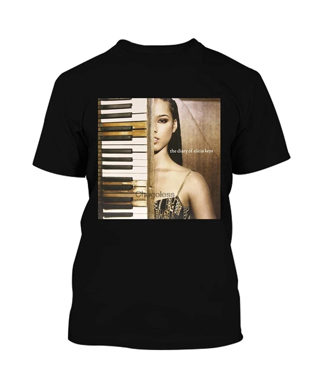 Черная футболка с капюшоном The Diary of Alicia Keys 68 (1)|Мужские футболки| |