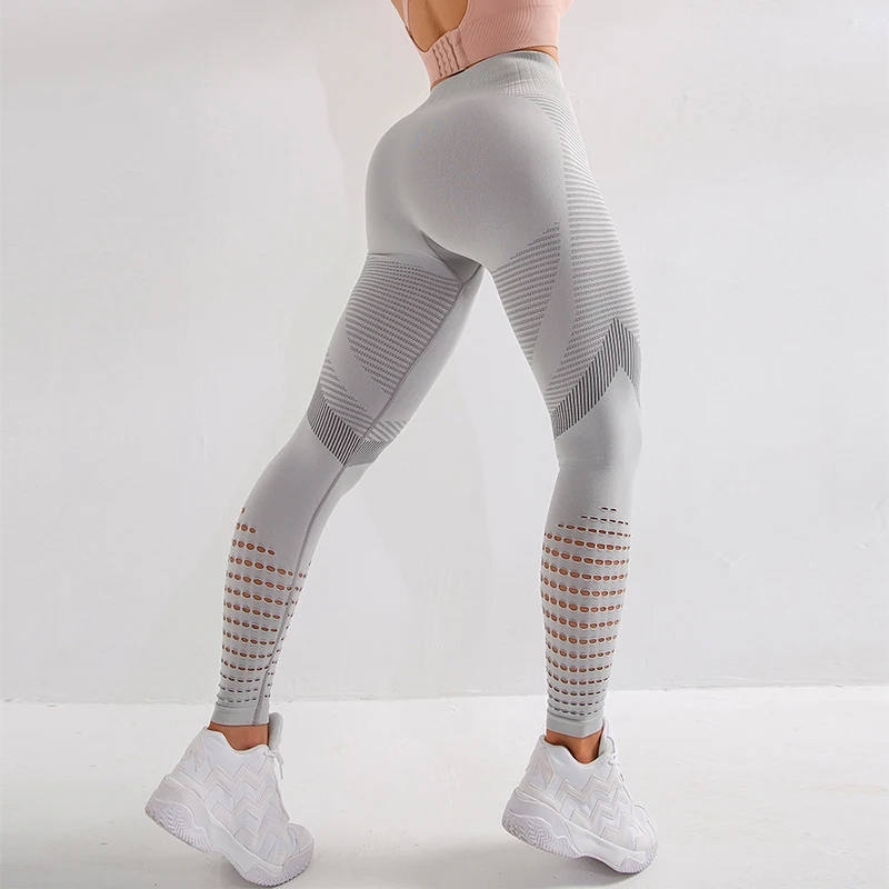 Seamless Yoga Leggings Nessaj Women Breathable Stretchy High Waist Workout Leggings Hollow Out Running Sport Yoga Pants
Seamless Yoga Leggings Nessaj Women Breathable Stretchy High Waist Workout Leggings Hollow Out Running Sport Yoga Pants