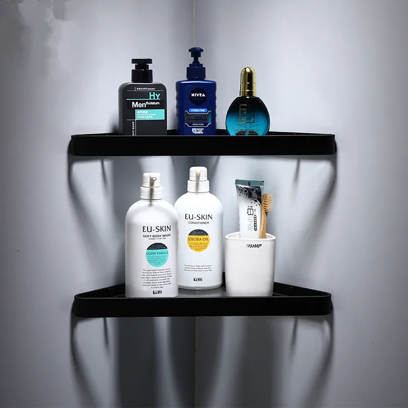 Bathroom Corner Shelf Aluminum White/Black Bathroom Shelf Shower Corner Shelves Glass Shelf Kitchen Storage Bath Shampoo Holder
Bathroom Corner Shelf Aluminum White/Black Bathroom Shelf Shower Corner Shelves Glass Shelf Kitchen Storage Bath Shampoo Holder