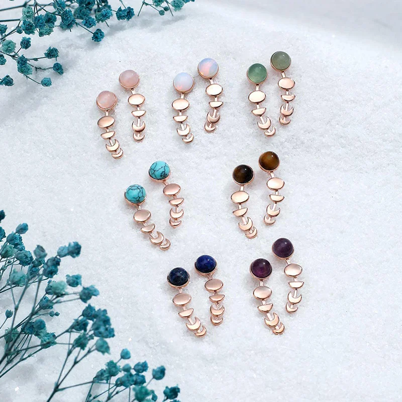 Серьги-гвоздики в виде Луны и Полумесяца для женщин
Серьги-гвоздики в виде Луны и Полумесяца для женщин