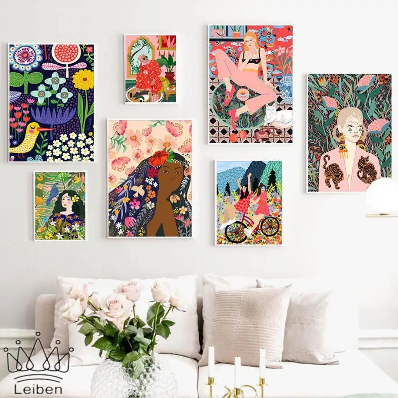 Moroccan Abstract Fashion Girl Wall Art Canvas Painting Nordic Modern Colorful Plant Posters and Prints Home Decor Living Room
Moroccan Abstract Fashion Girl Wall Art Canvas Painting Nordic Modern Colorful Plant Posters and Prints Home Decor Living Room