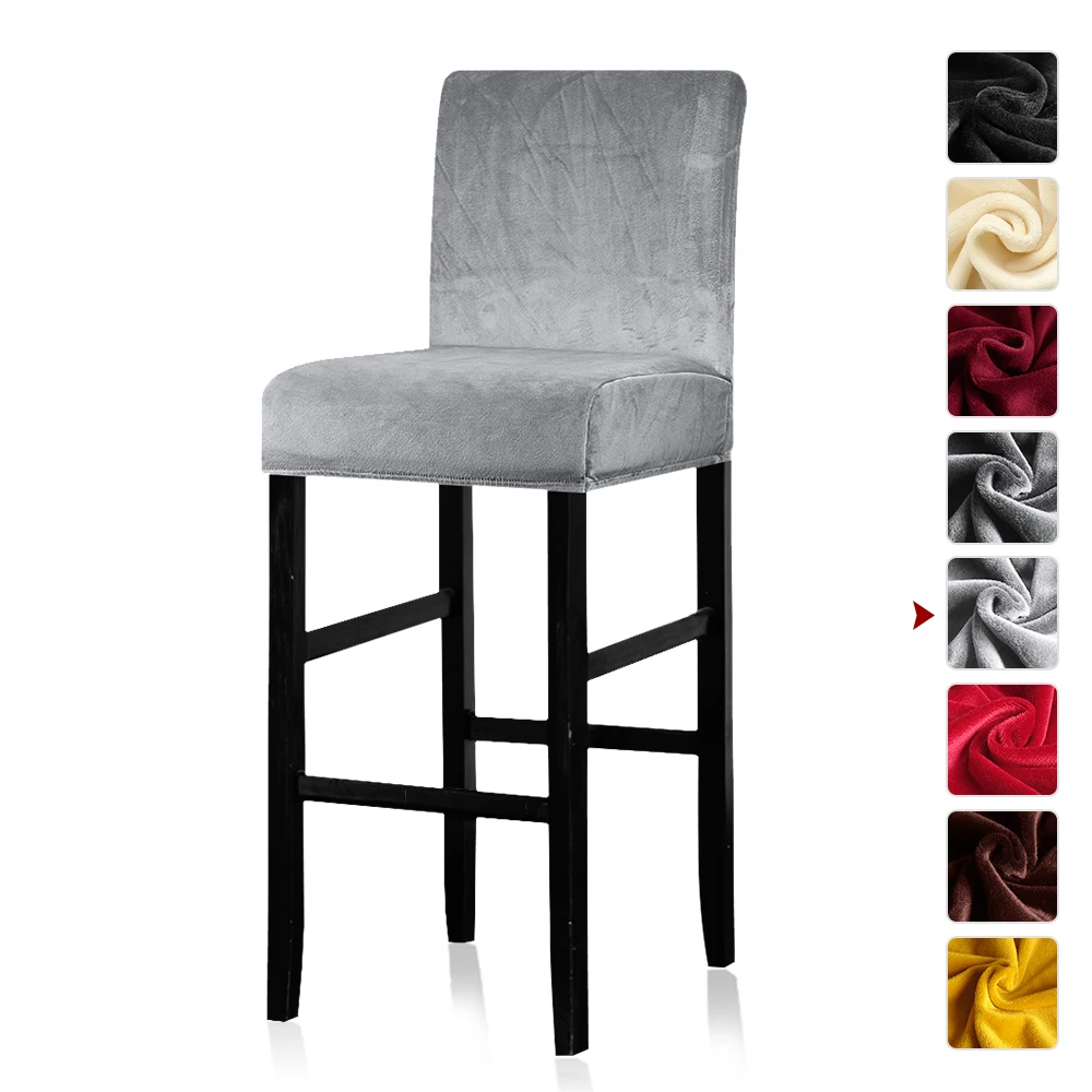 1/2/4/6 Solid Short Back Color Stretch Bar Chair Cover Seat Cover Slipcover Hotel Banquet Dining Housse De Chaise Armchair
1/2/4/6 Solid Short Back Color Stretch Bar Chair Cover Seat Cover Slipcover Hotel Banquet Dining Housse De Chaise Armchair