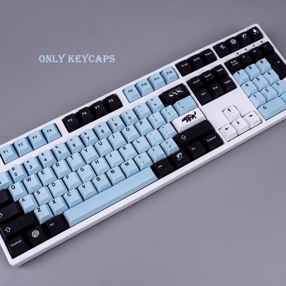 

Keycap 129 клавиши Cherry Profile DYE-SUB MIZU персонализированные колпачки для механической клавиатуры Cherry MX Switch