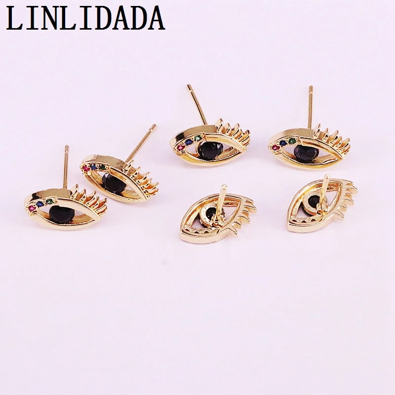 10Pair Gold Filled Pave CZ mini small cute eye stud earring fashion jewelry
10Pair Gold Filled Pave CZ mini small cute eye stud earring fashion jewelry