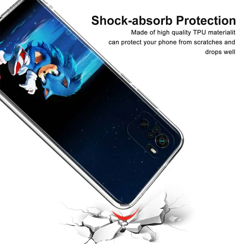 Transparent Cover Cute The Hedgehog For Xioami Redmi Note 10 10S 9T 9S 9 8T 8 7S 7 6 5A 5 4X 4 Pro Max Phone Case
Transparent Cover Cute The Hedgehog For Xioami Redmi Note 10 10S 9T 9S 9 8T 8 7S 7 6 5A 5 4X 4 Pro Max Phone Case