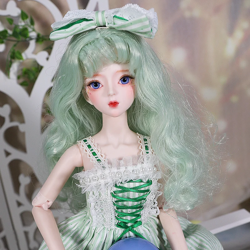 

DBS doll 1/3 BJD Dream Fairy Name by Greeny mechanical joint Body With makeup Including hair eyes clothes 62cm height girls SD