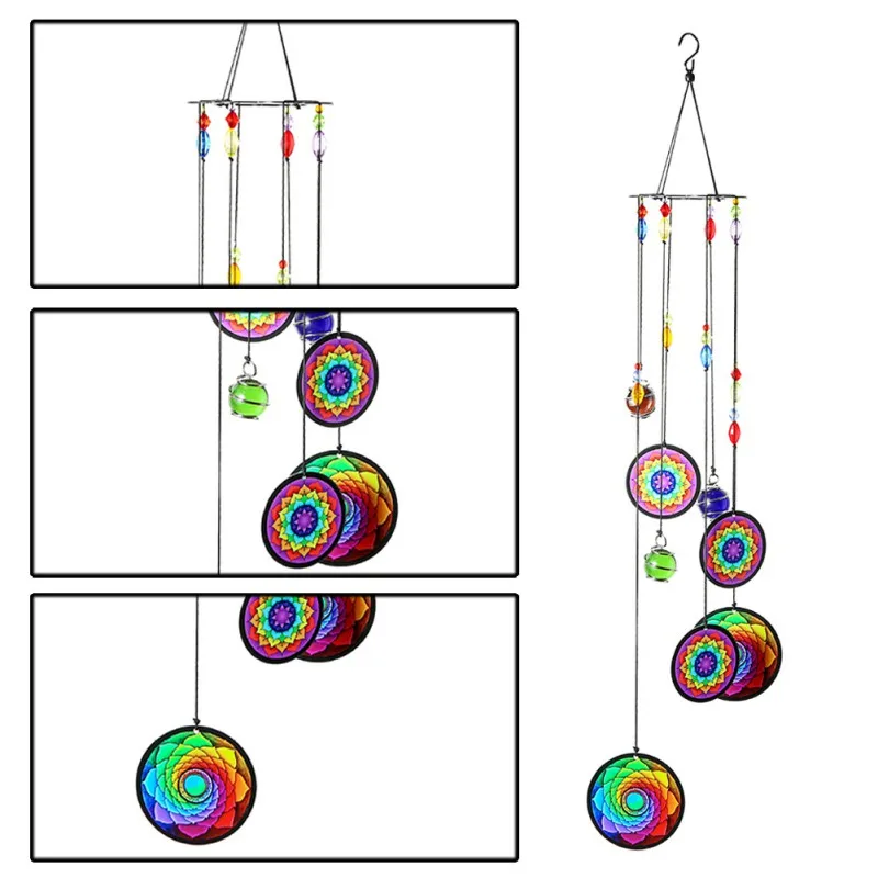 Rainbow Maker Window Hanging Suncatcher Fengshui Wind Chimes Decoration for Patio Balcony Garden
Rainbow Maker Window Hanging Suncatcher Fengshui Wind Chimes Decoration for Patio Balcony Garden