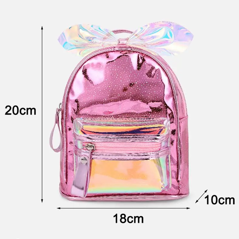 Children's School Bags Kindergarten Toddler Girls Backpack Fashion Pu Leather Bow Laser Bags Kids School Backpacks Shoulder Bags
Children's School Bags Kindergarten Toddler Girls Backpack Fashion Pu Leather Bow Laser Bags Kids School Backpacks Shoulder Bags