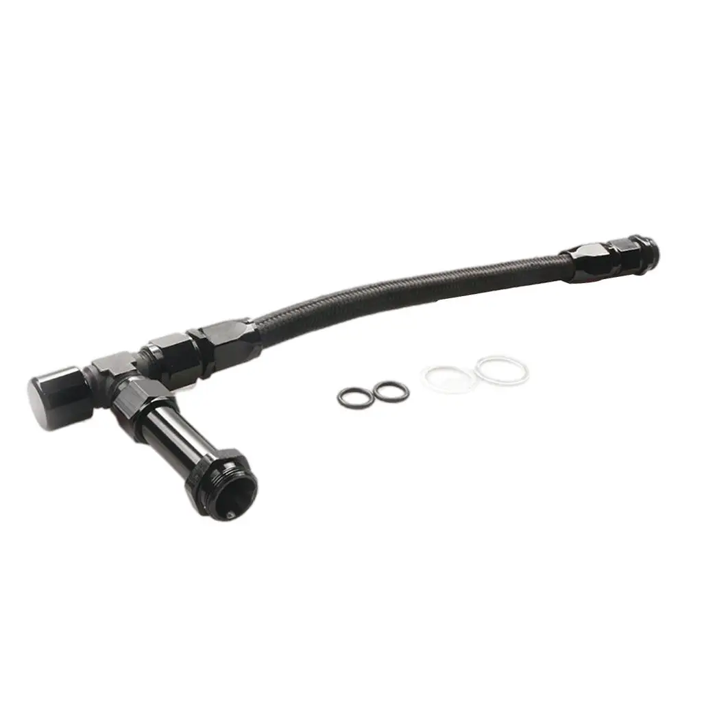 Шланг с нейлоновой оплеткой и 2 разъемами из алюминиевого сплава
Шланг с нейлоновой оплеткой и 2 разъемами из алюминиевого сплава