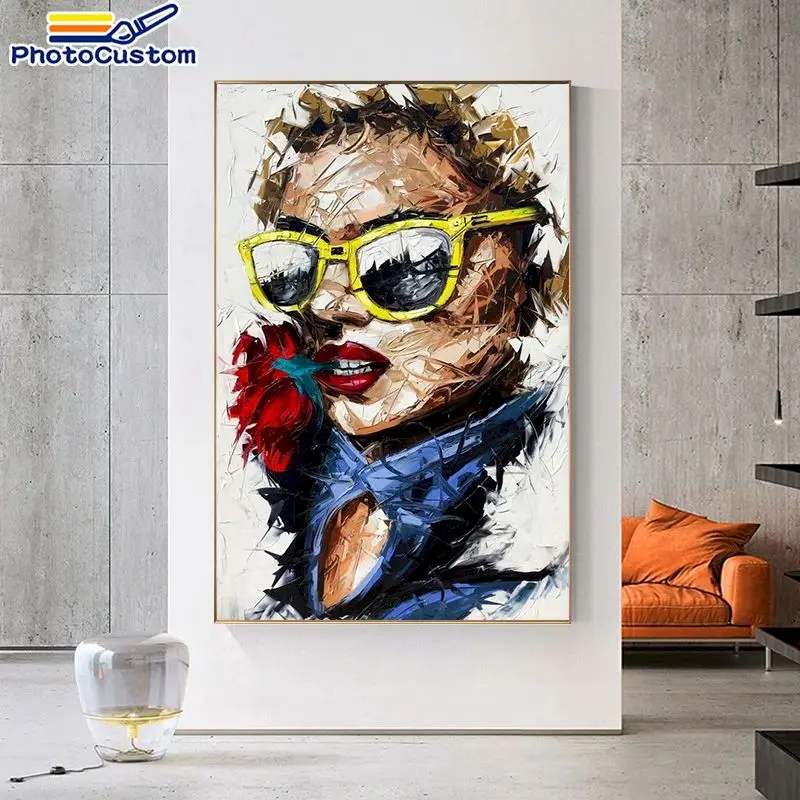 PhotoCustom Oil Painting By Number Cool Girl Kits Drawing Canvas HandPainted Oil DIY Pictures By Numbers Figure Home Decor
PhotoCustom Oil Painting By Number Cool Girl Kits Drawing Canvas HandPainted Oil DIY Pictures By Numbers Figure Home Decor