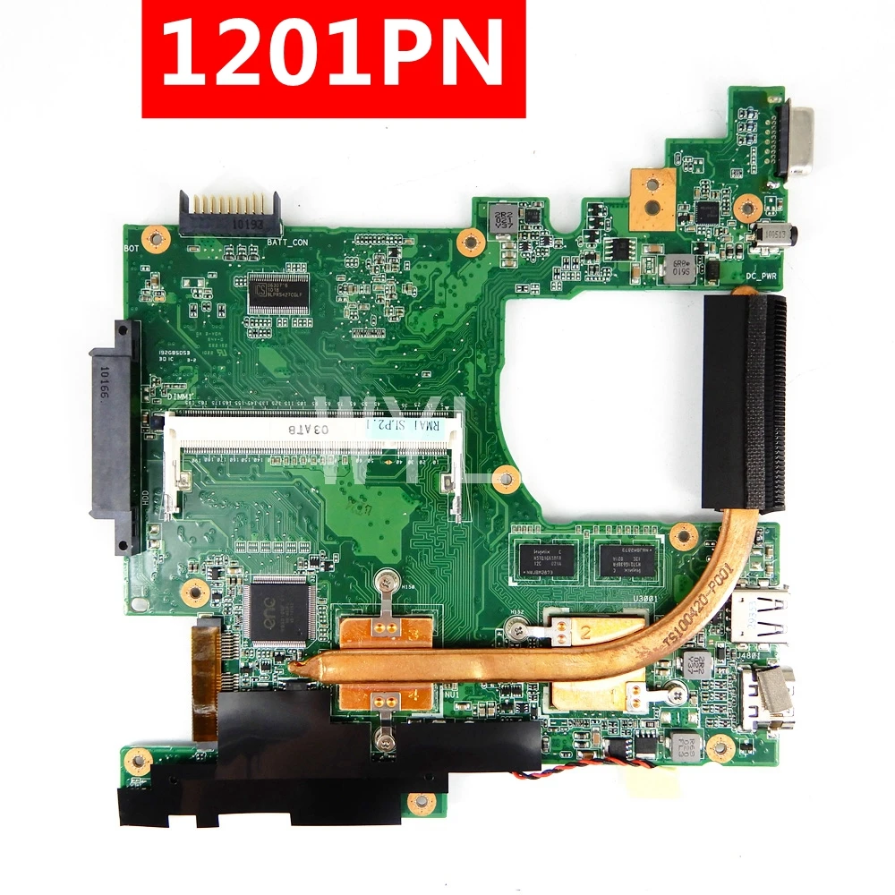 Материнская плата Eee PC 1201PN REV 2 0 для ноутбука Asus материнская 100% протестированная