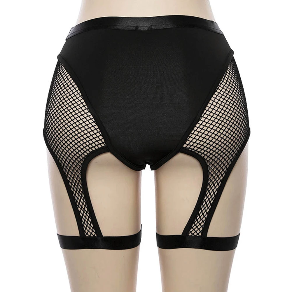 Sexy Women's Gothic Hip-hop Punk Jogging Mesh Fishnet Elastic Perspective High-waist Lace Hollow Riding Shorts Women Clothing
Sexy Women's Gothic Hip-hop Punk Jogging Mesh Fishnet Elastic Perspective High-waist Lace Hollow Riding Shorts Women Clothing